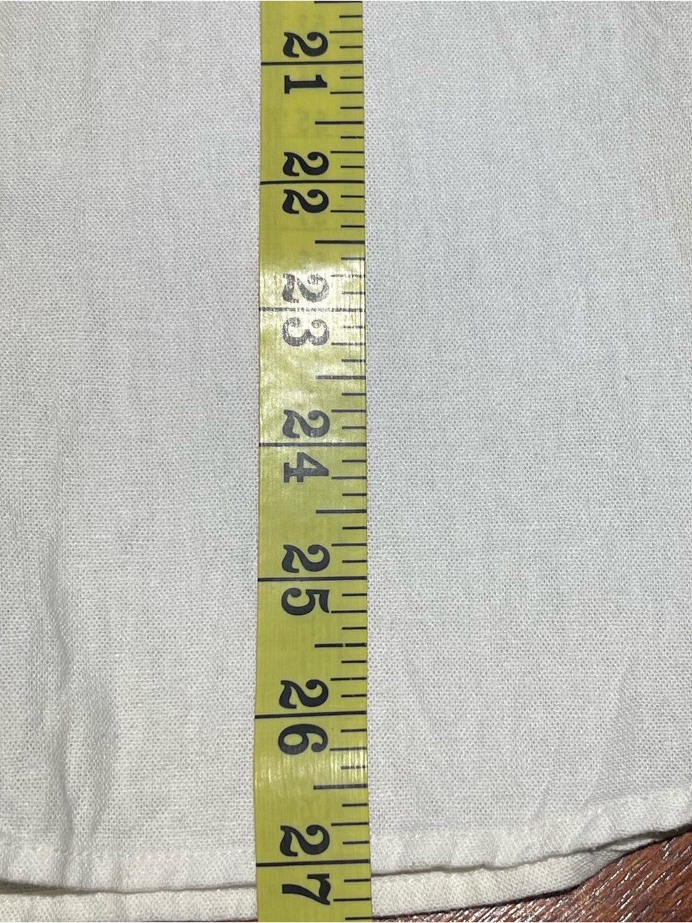 Orvis Off White Linen Shirt - medium - Picture 5 of 11